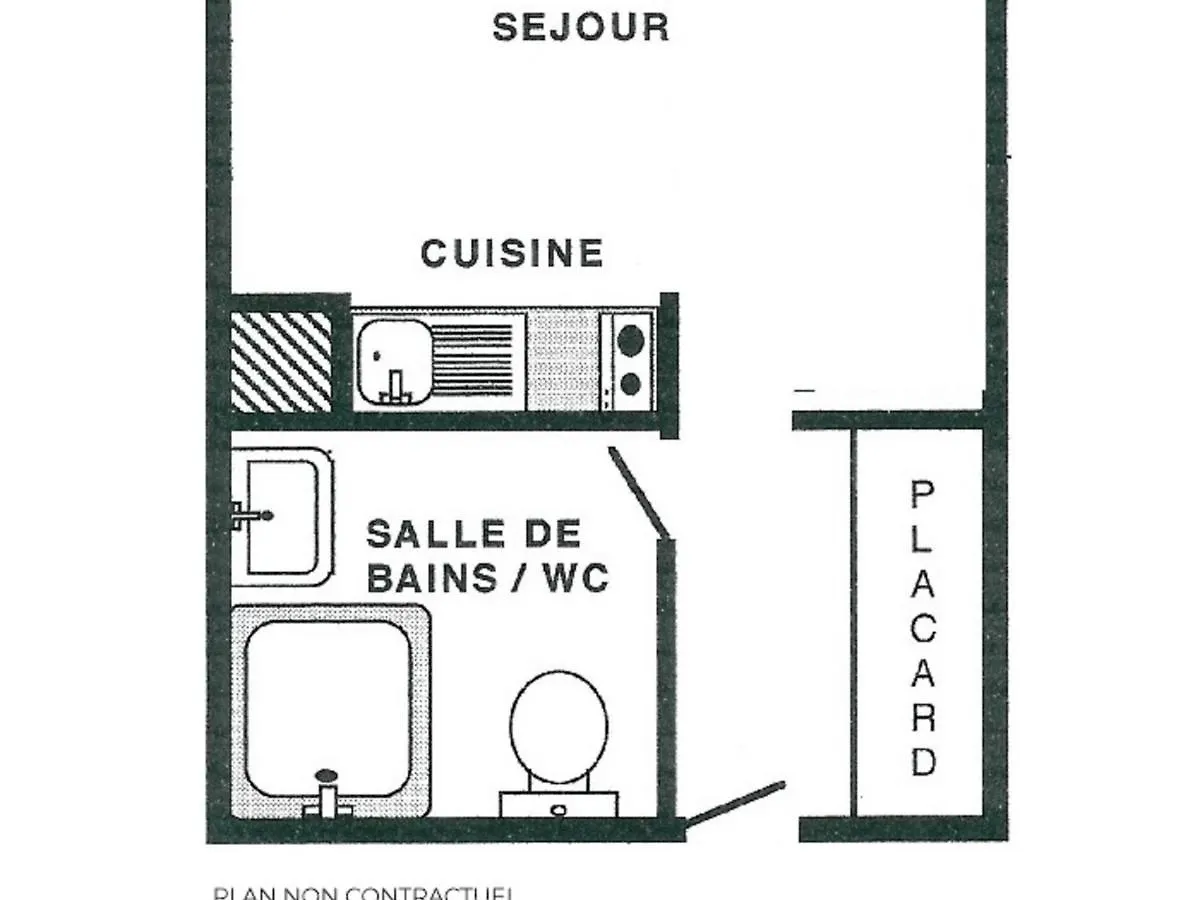 Studio Style Chalet, Pied Des Pistes, Les Menuires, 2 Pers., 3 Flocons 